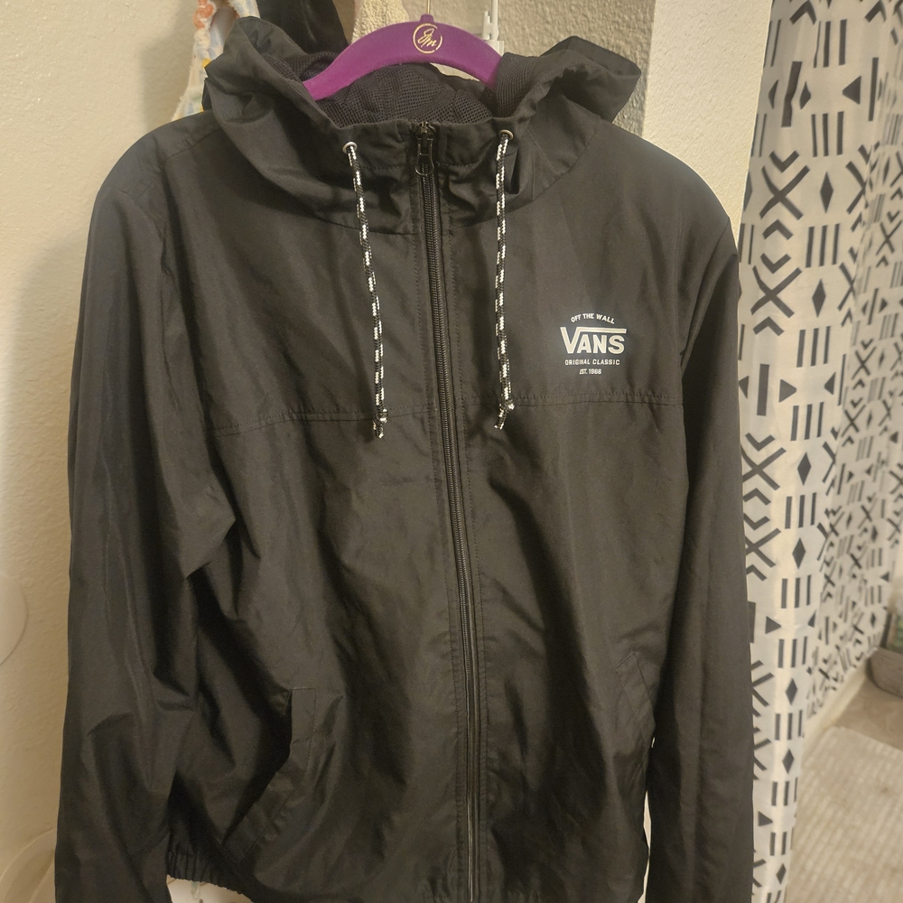 Vans Black Windbreaker Jacket